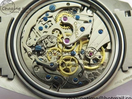 0416 Speedmaster SS Snoopy Apollo OMF Best Edition White Dial on SS Bracelet Venus EasyCare 7877